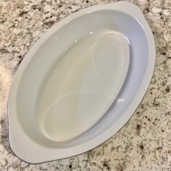 Vintage Lovelace by Crown Victoria Fine China - Oval Au Gratin Dish - Picture 2 of 4